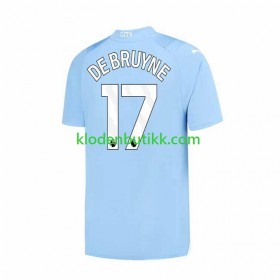 Manchester City Kevin De Bruyne 17 Hjemme Fotballdrakt 2023/24 Kortermet